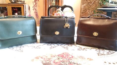 fake vintage coach court bag